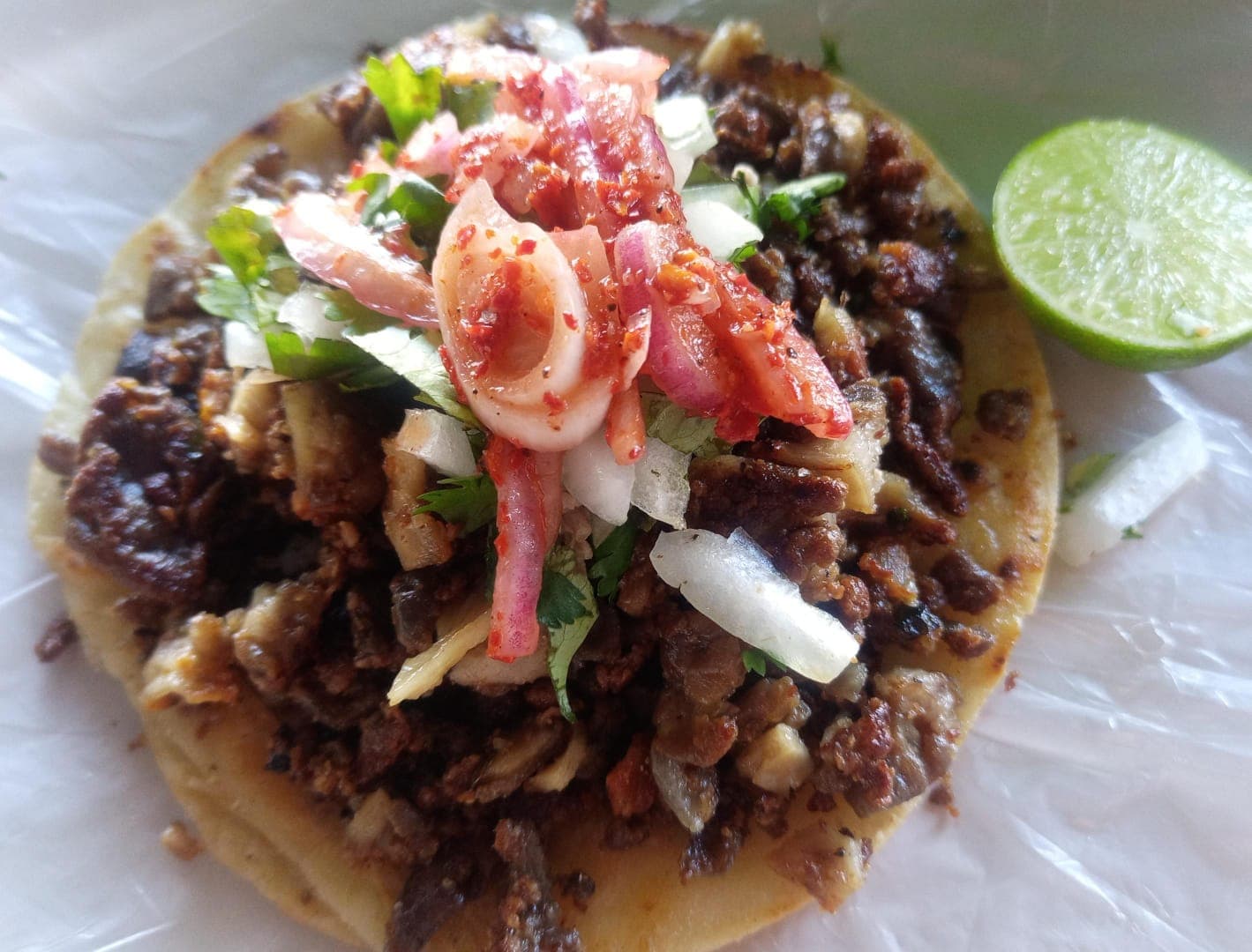 Taco Dorado de Revuelto