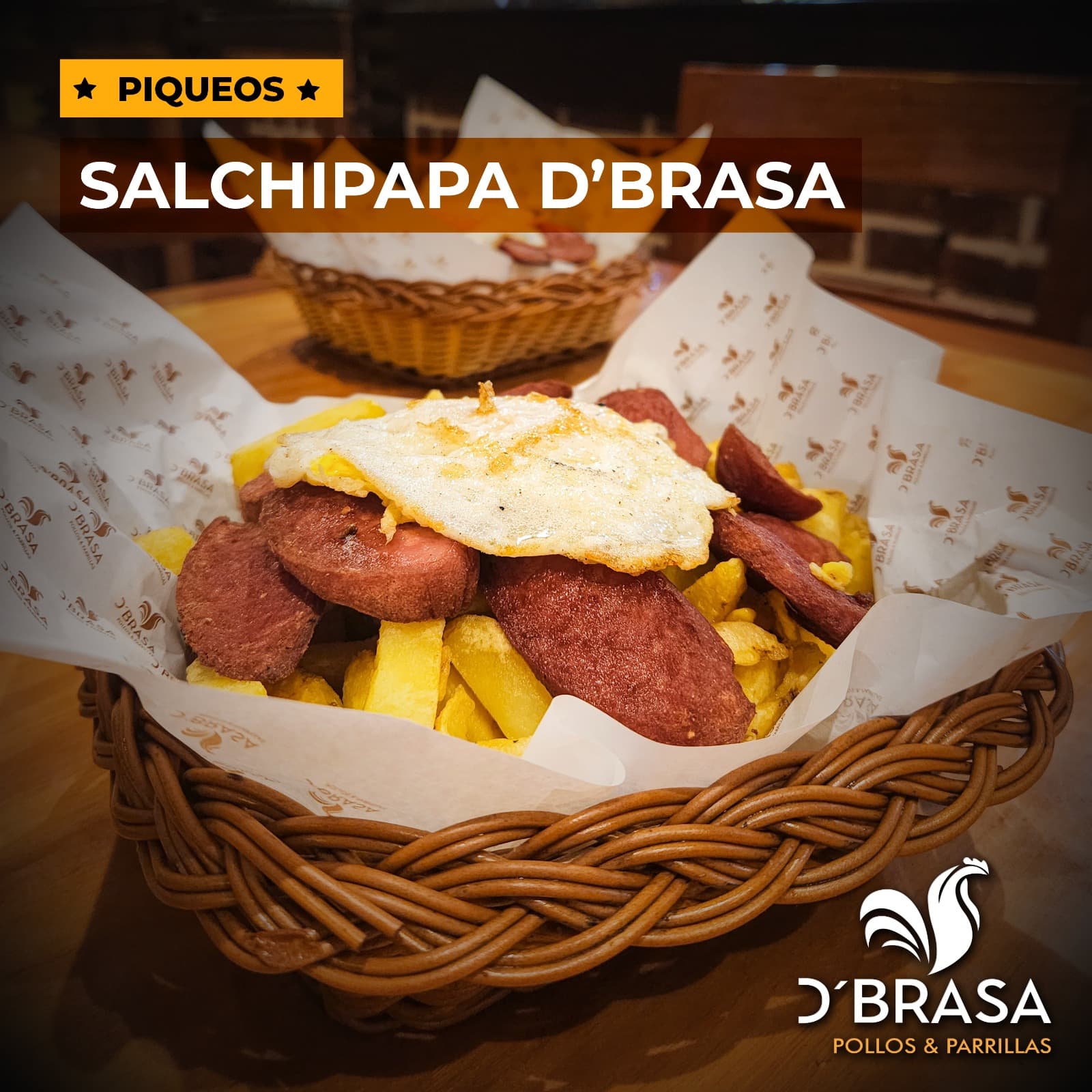 Salchipapa D'Brasa