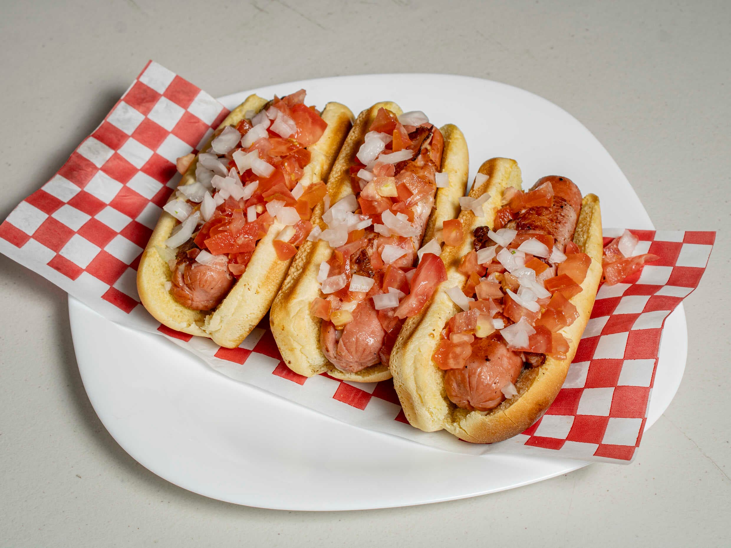dogo relleno de queso