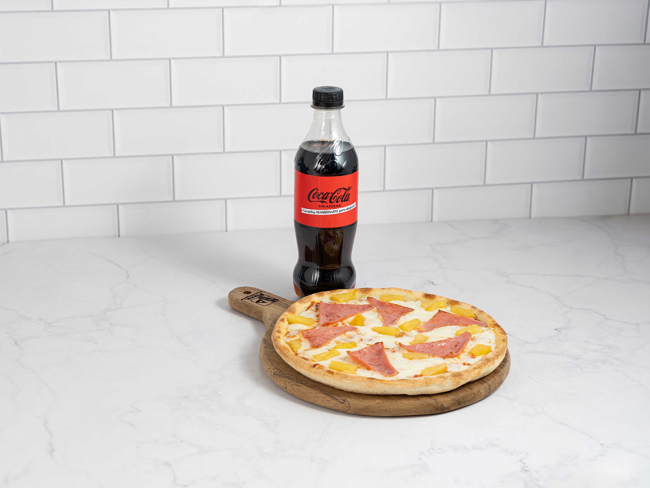 Combo Hawaiana Individual + Soda 450 ml