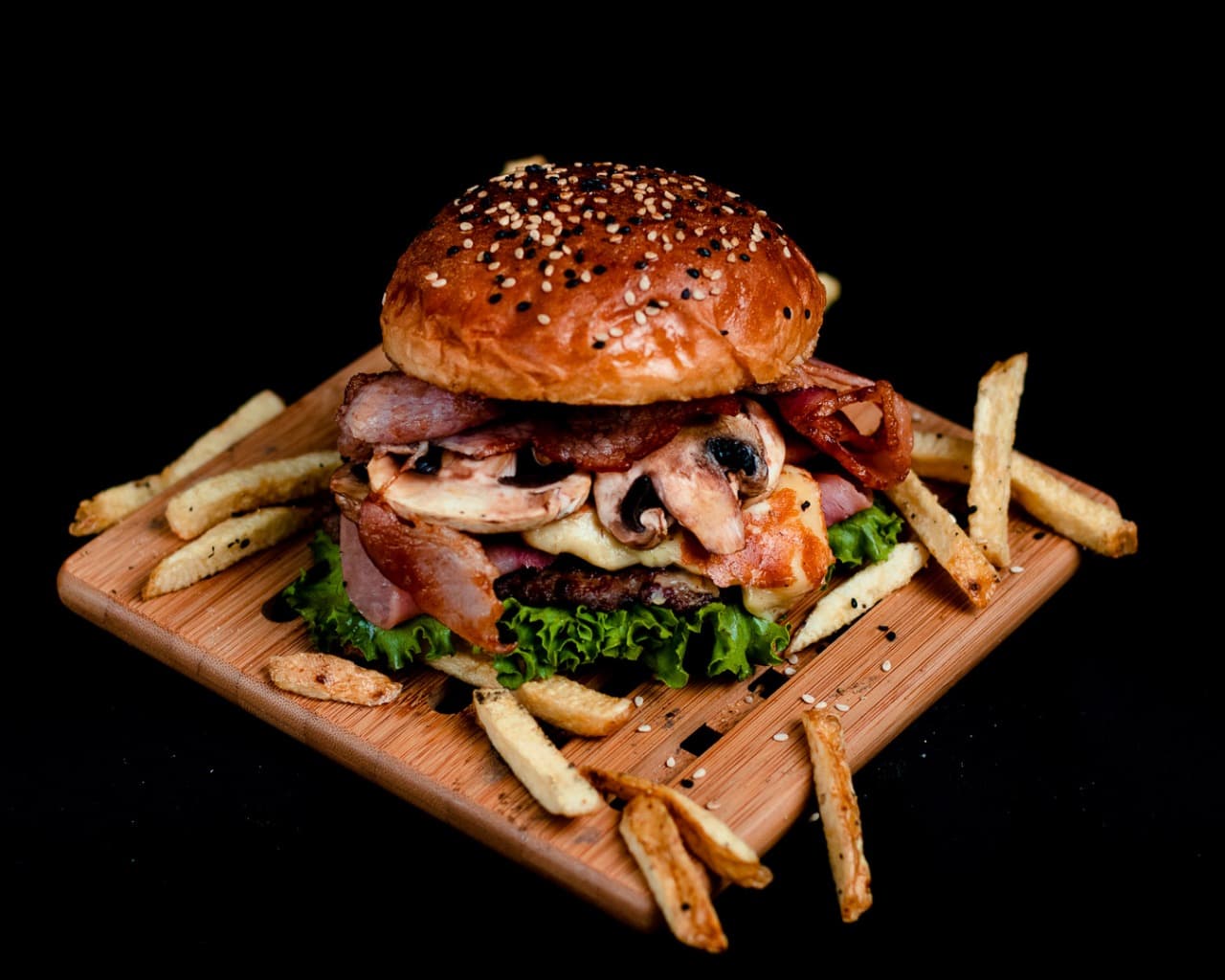 Hamburguesa Quesohongo