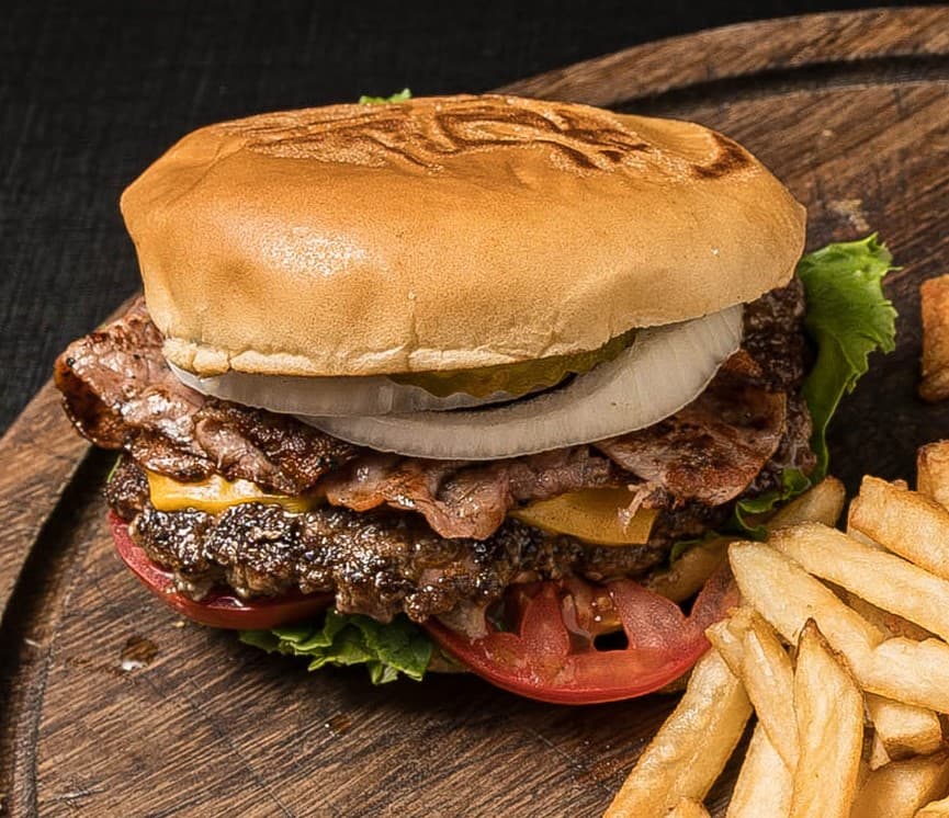 Avocado Bacon Toast Burger