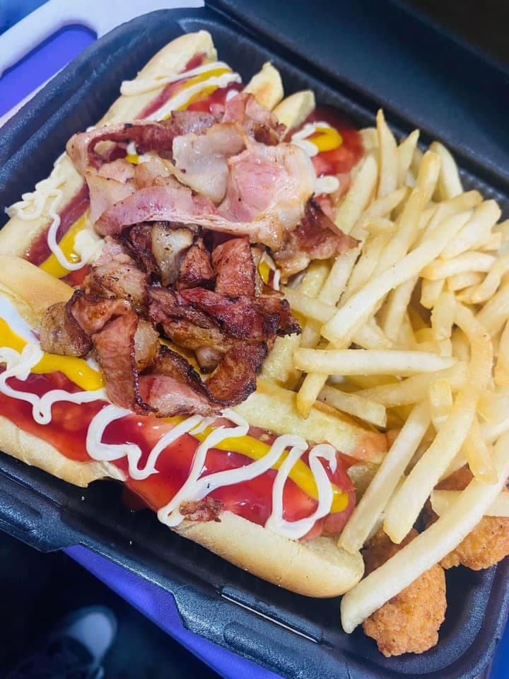 Hot Dog con Tocino 3 pzas