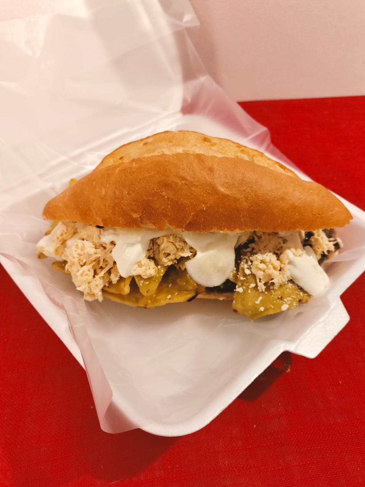 Torta de Chilaquiles