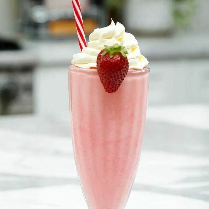 Malteada de Fresa