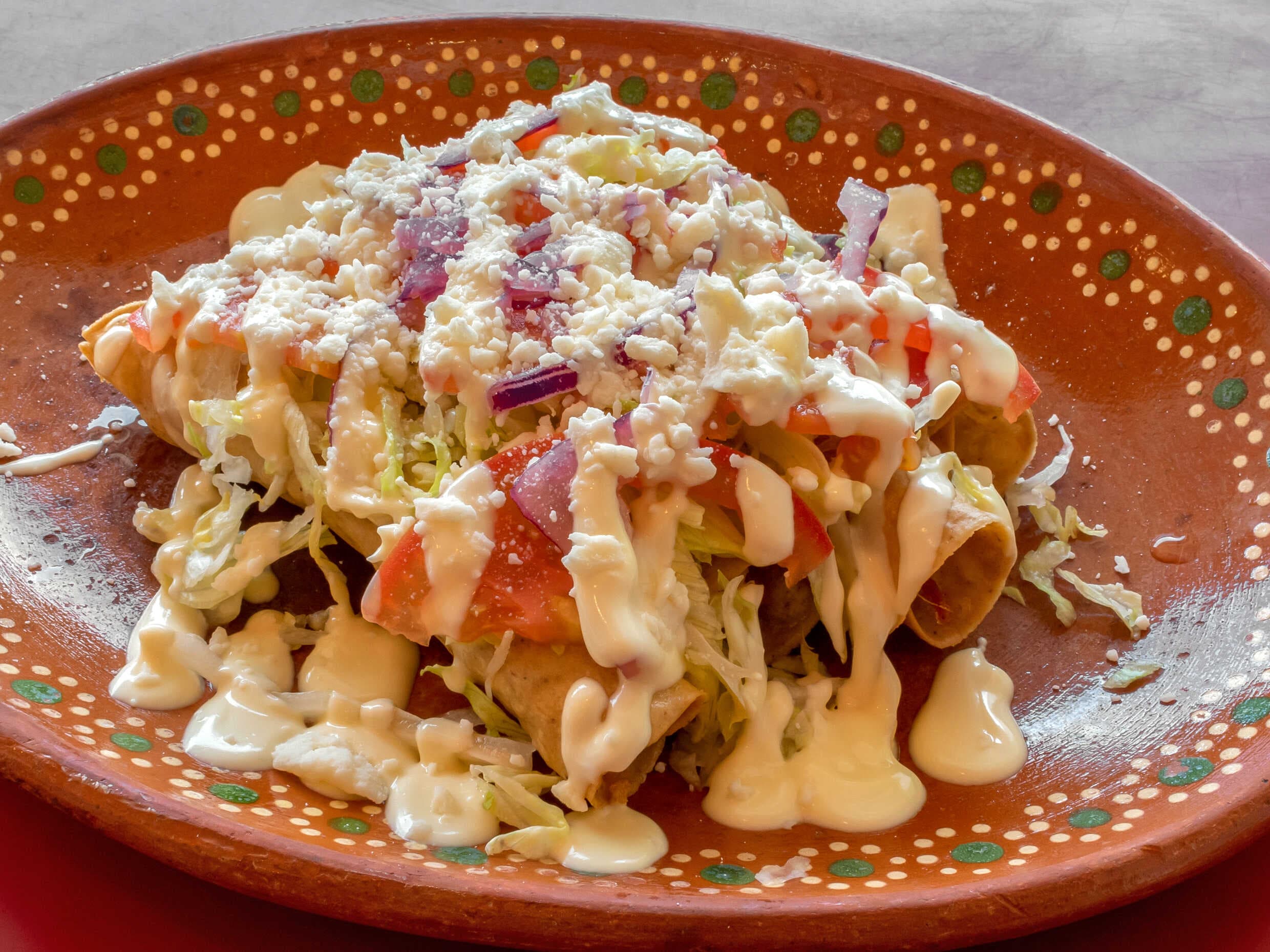 Taco Dorado de Papa