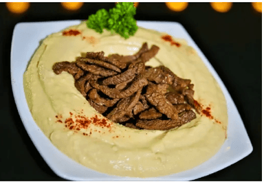 Hummos con Carne