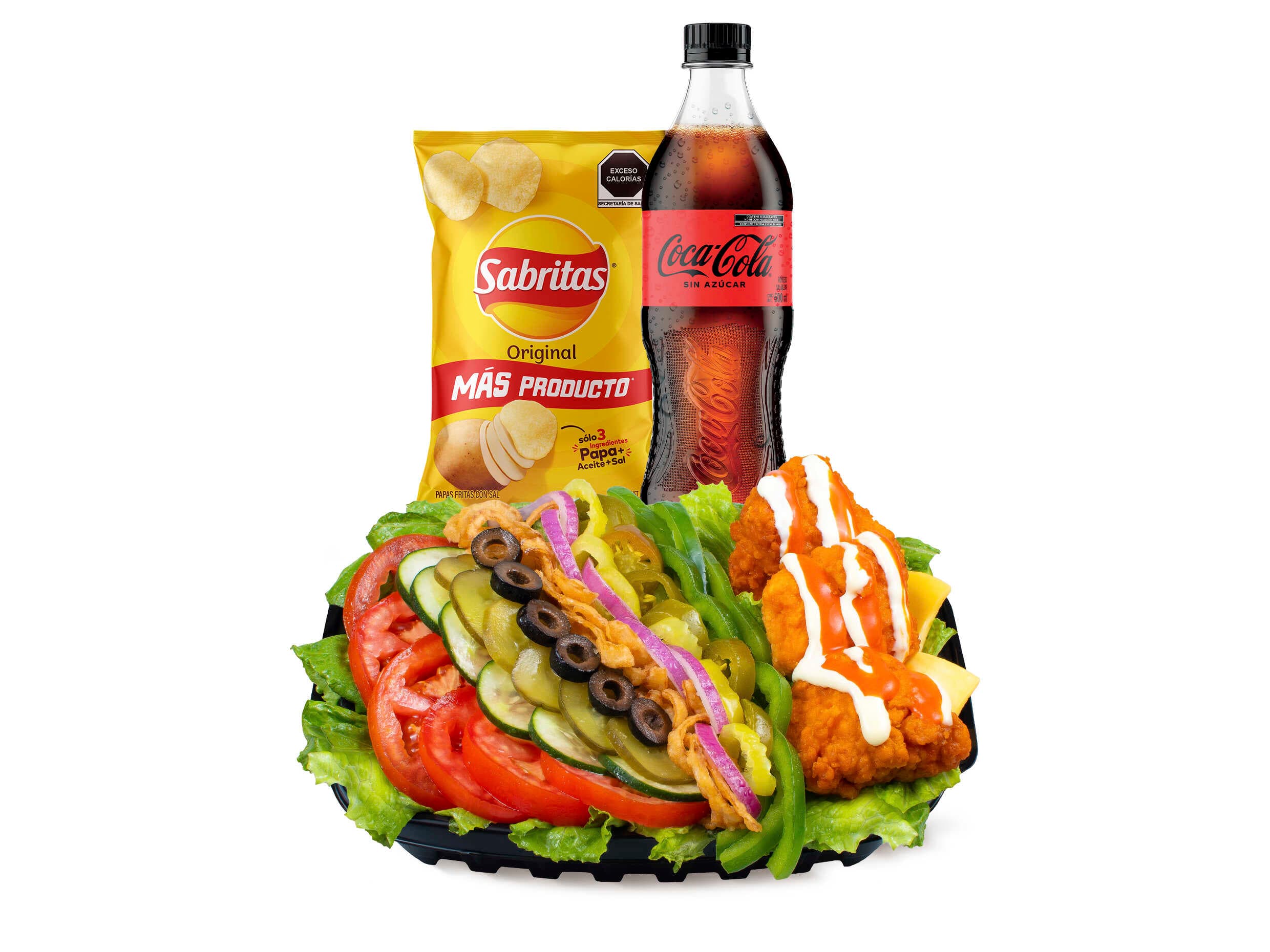 Ensalada Boneless Hot en Combo