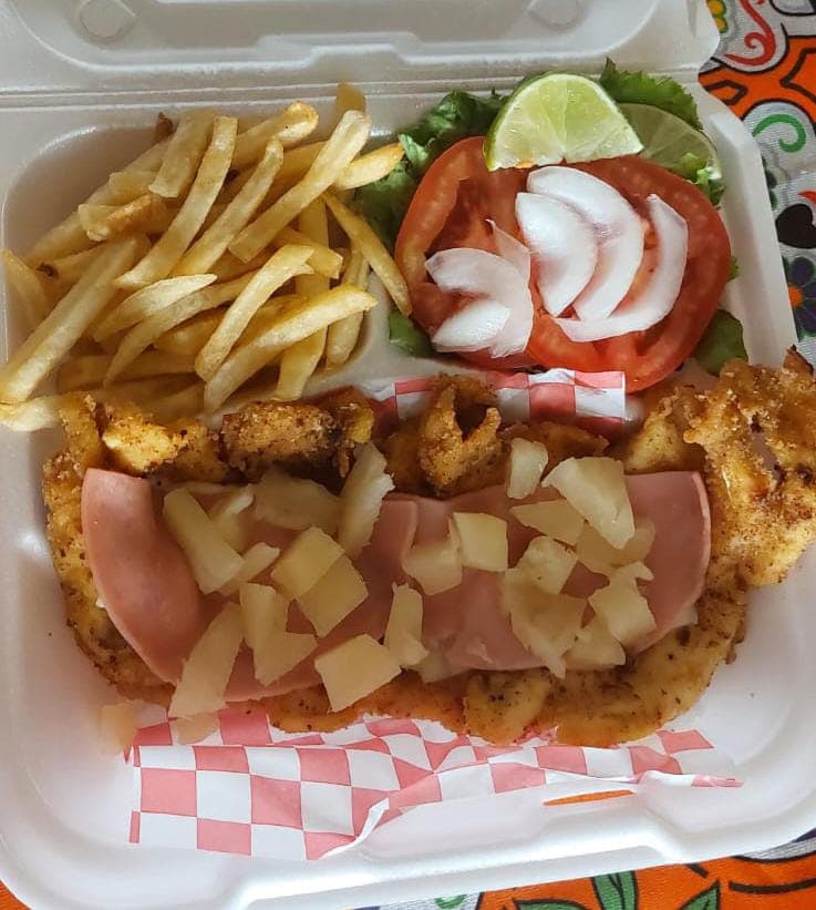 Milanesa Hawaiana Pollo
