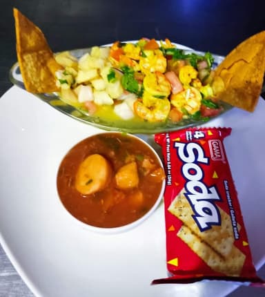 Ceviche de Camarón Grande 12 Oz