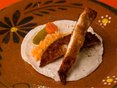 Taco de Milanesa de Pollo