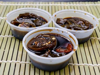 Chiles toreados con soya