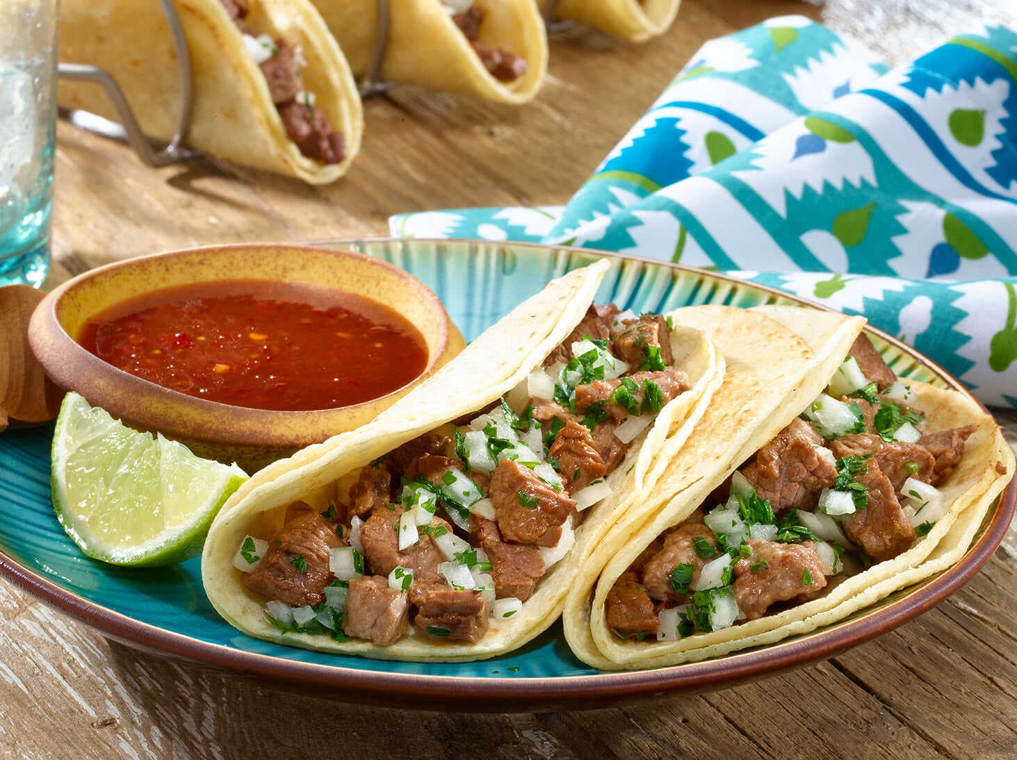 Taco de Asada Sencillo
