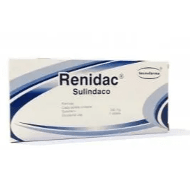 Renidac Sulindaco 200 mg 20 Tabletas