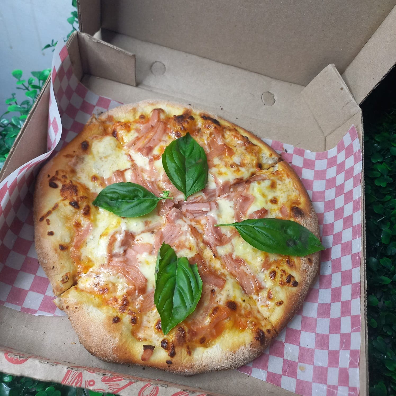 Pizza Margarita  Familiar 10 Porciones 40x40 Cms