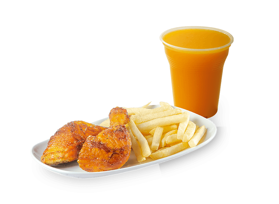 Menú Infantil Pollo Asado Solo