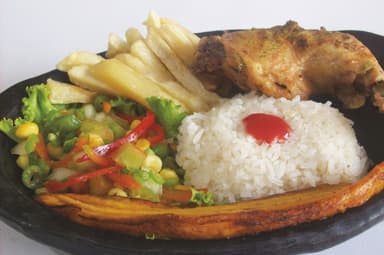 Bandeja con Pollo