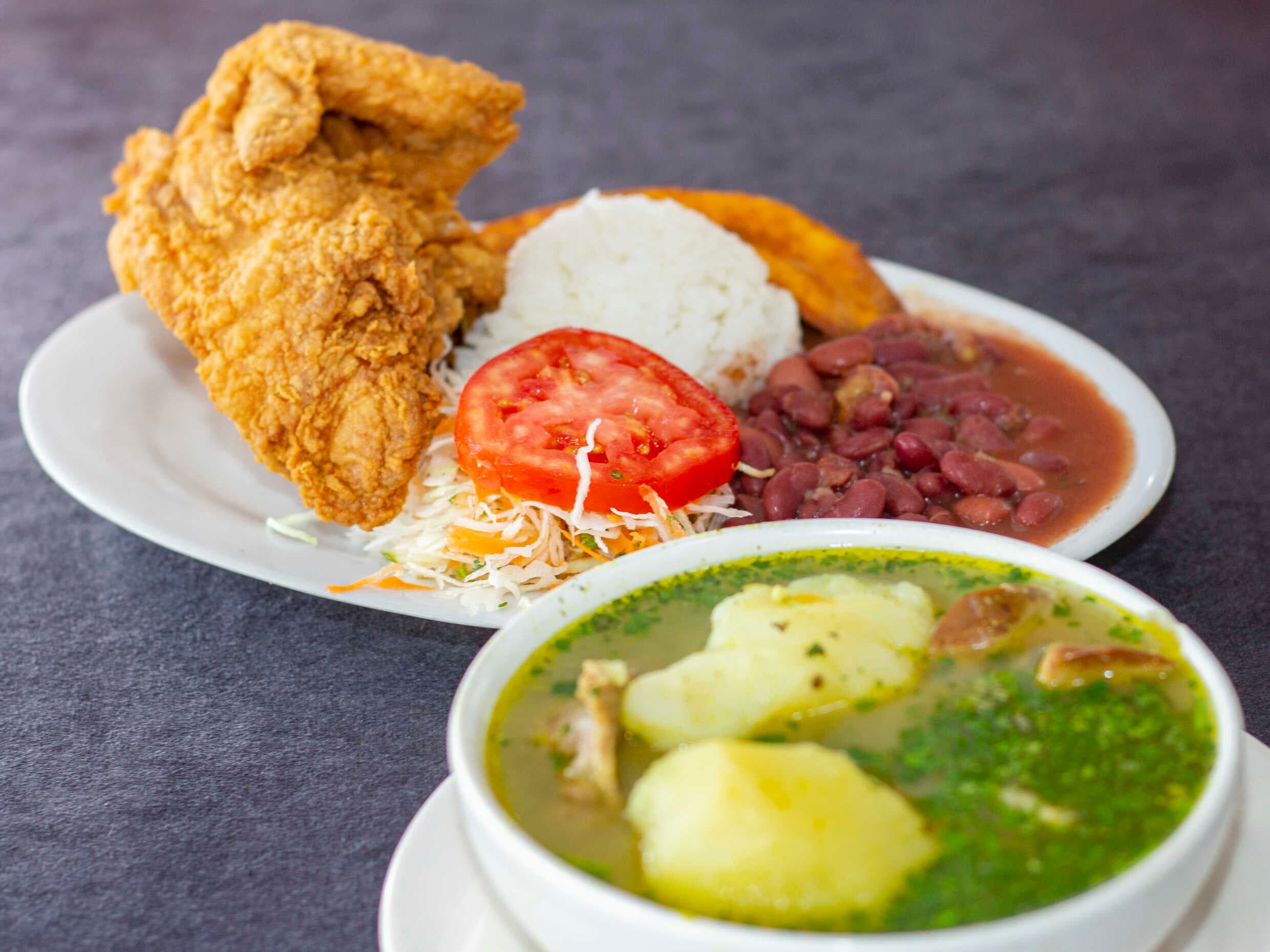 Almuerzo con 1\4 apanado