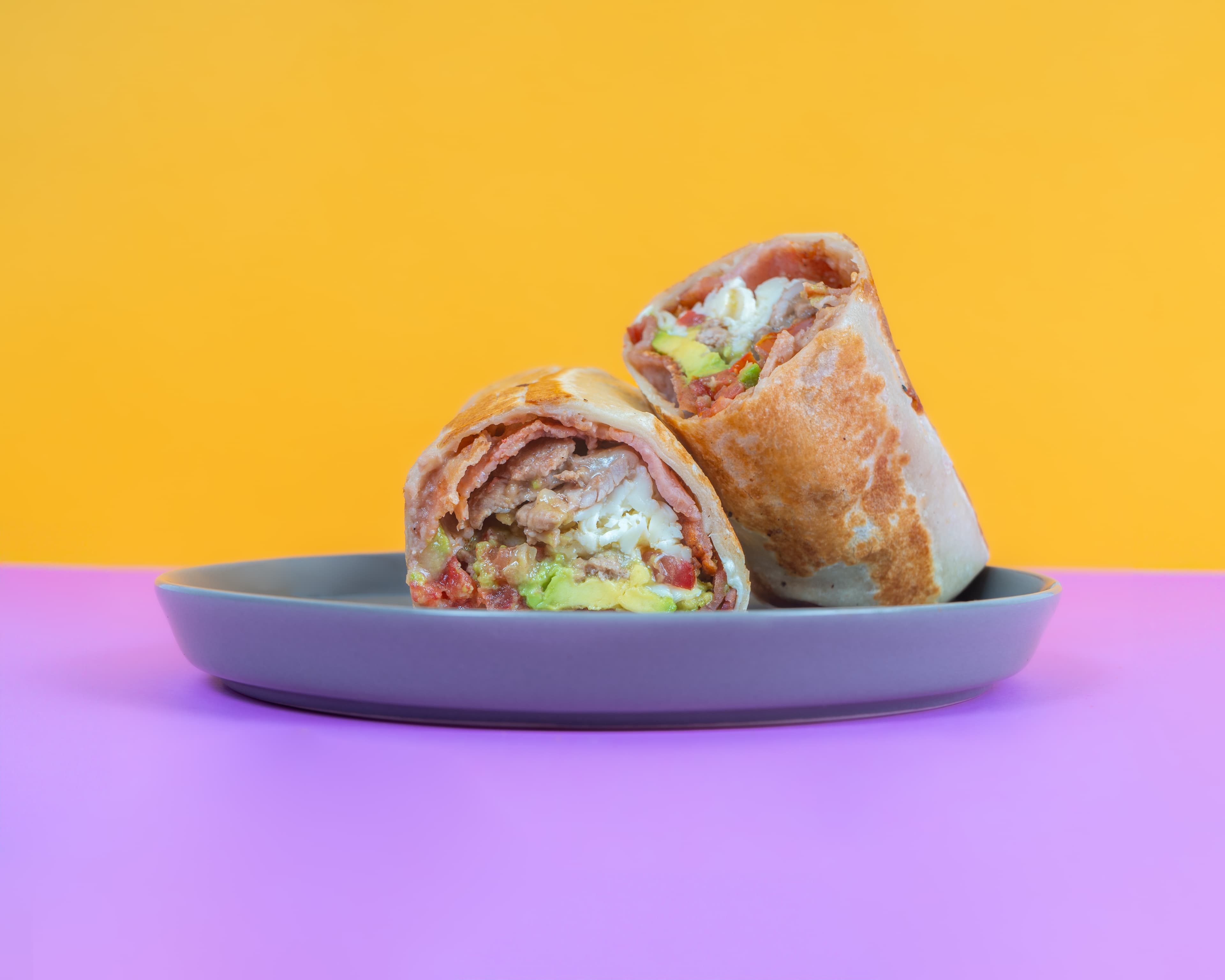 Burrito de Costilla con Tocino