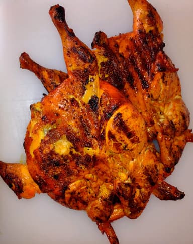 Pollo y medio