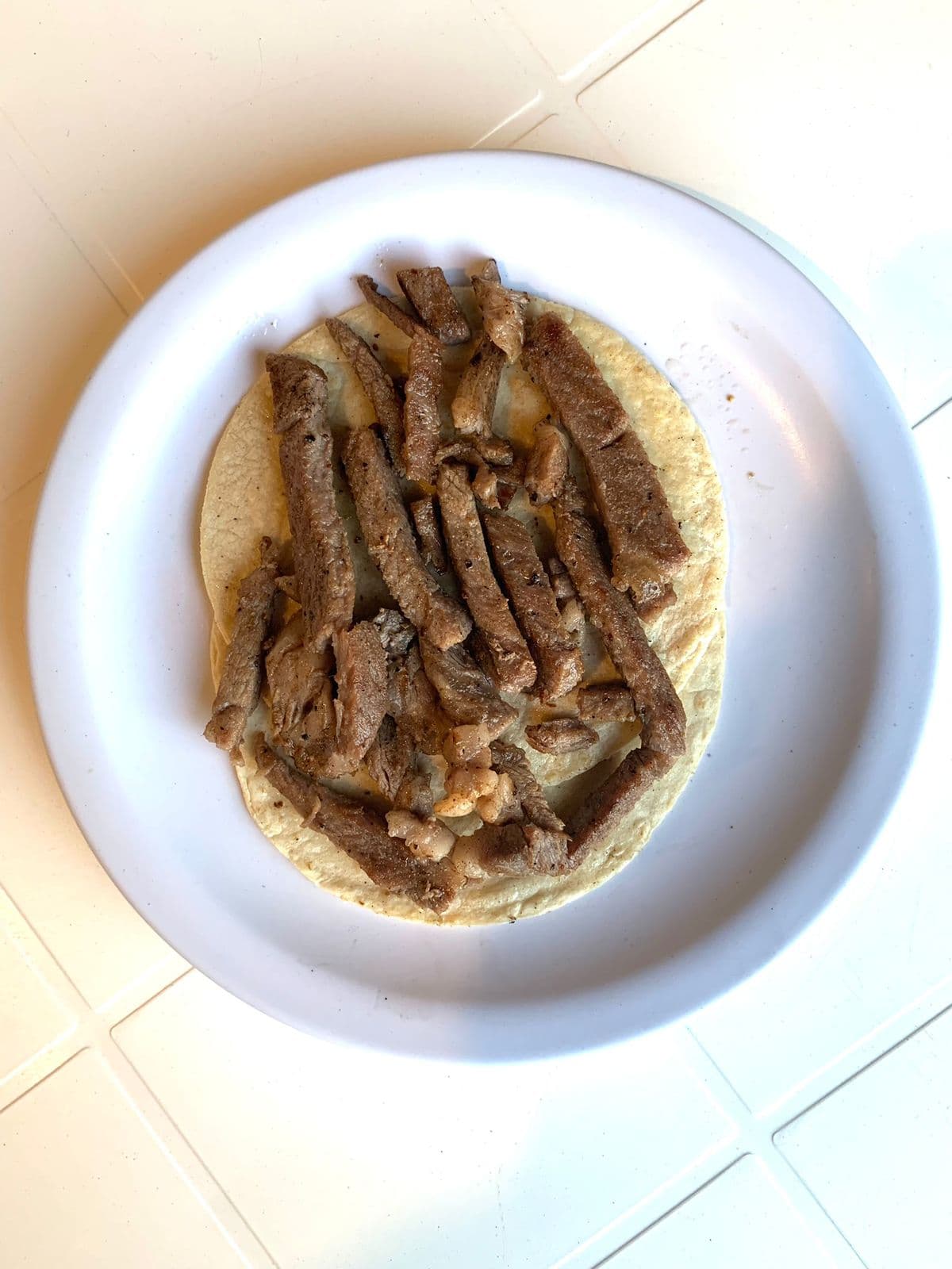 Taco con Picaña