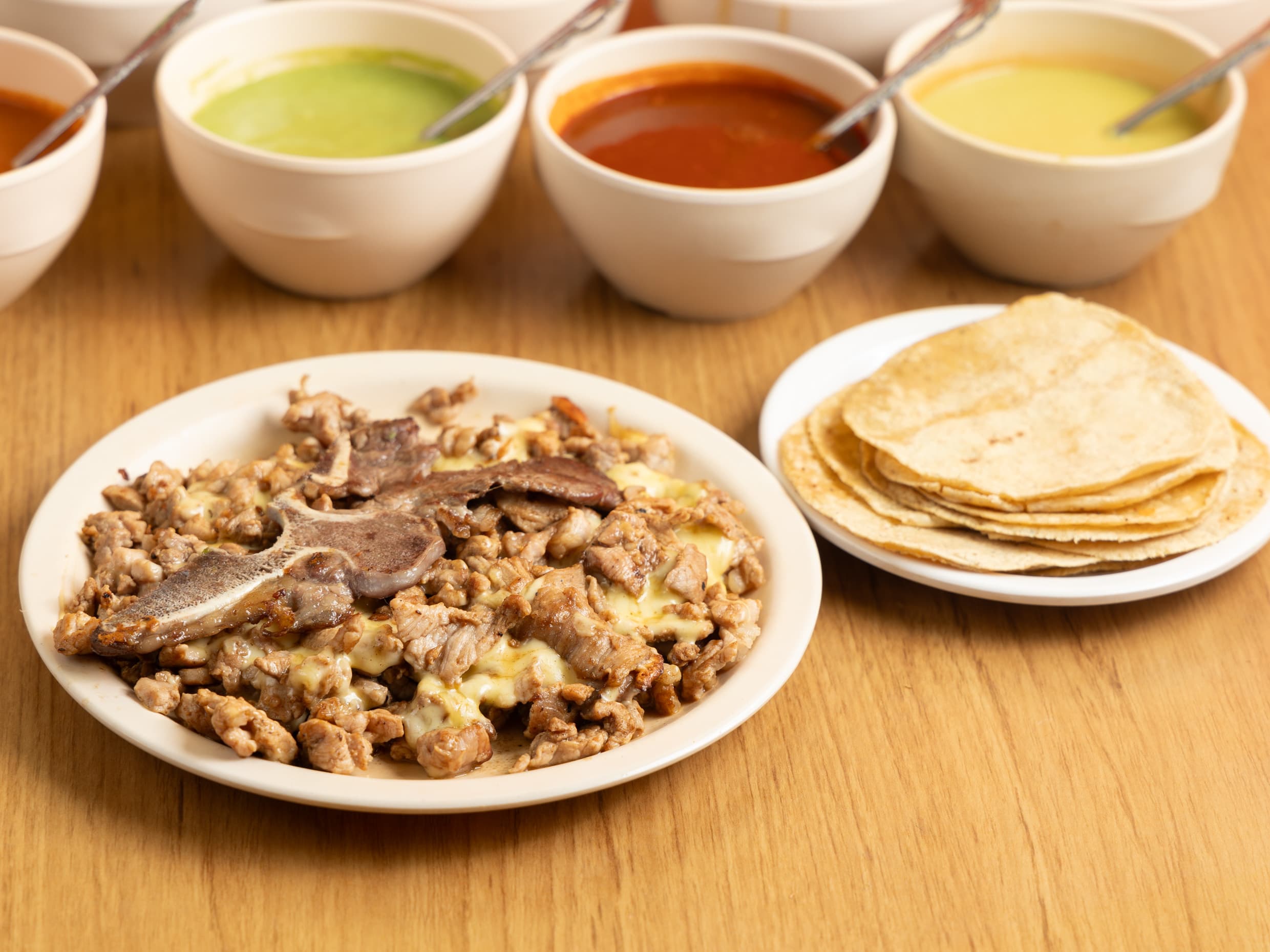 Orden de costilla con queso