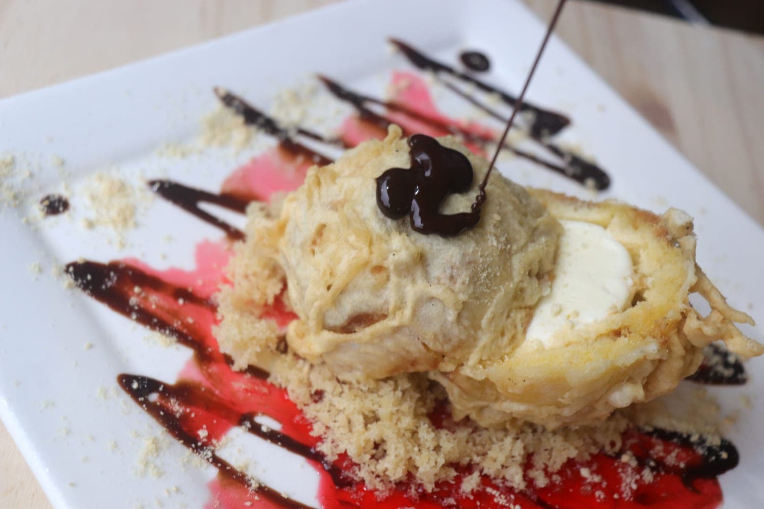 Helado Tempura