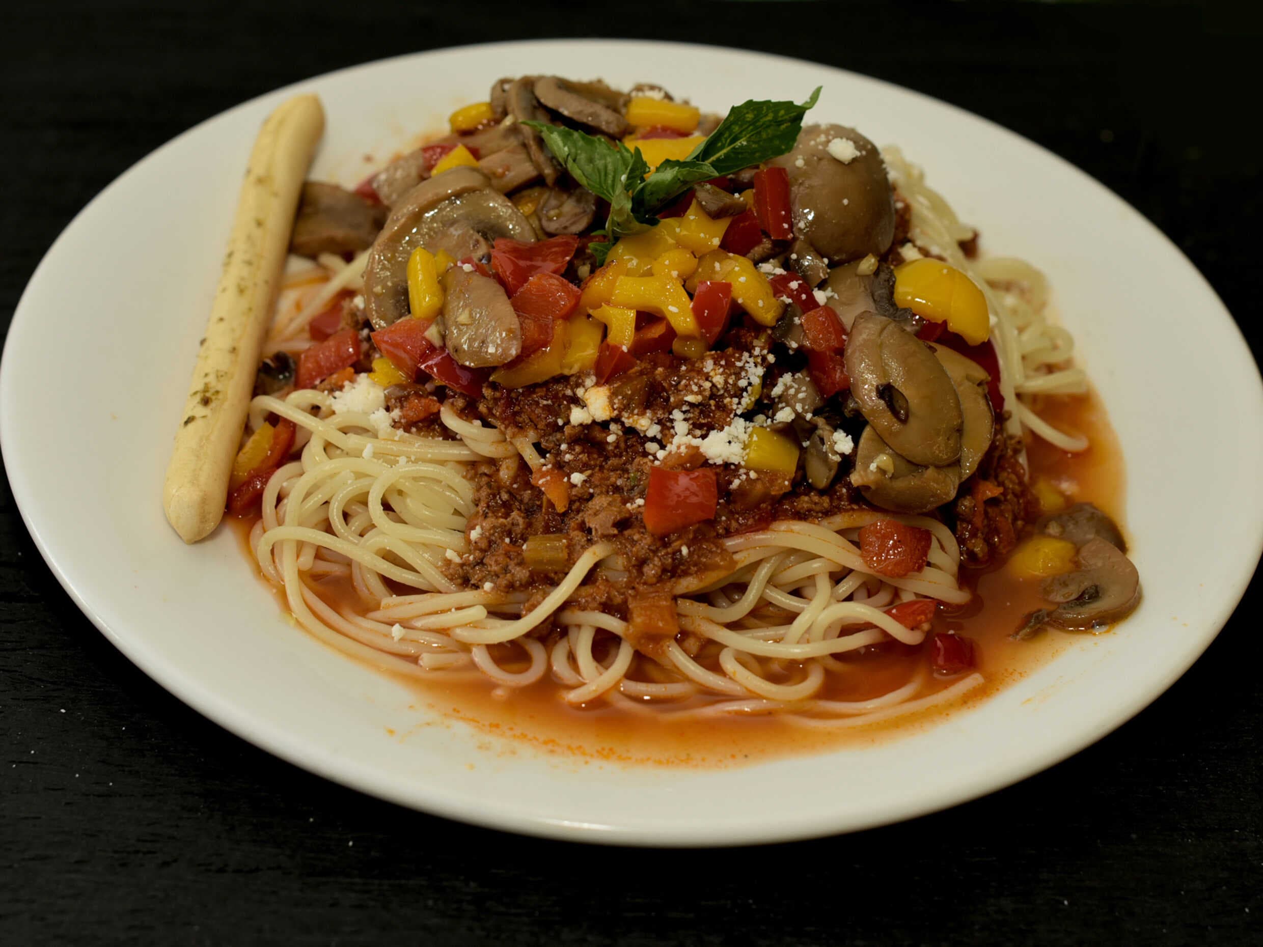 SPAGHETTI AL CHAMPIÑONES