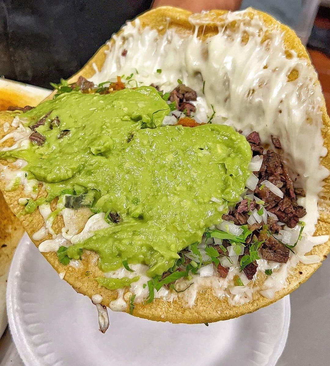 Quesadilla de Maíz con Asada
