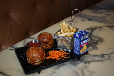 kombo hamburguesitas teriyaki chicken