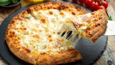 Pizza de Queso 12 Pulgadas Tamaño Grande