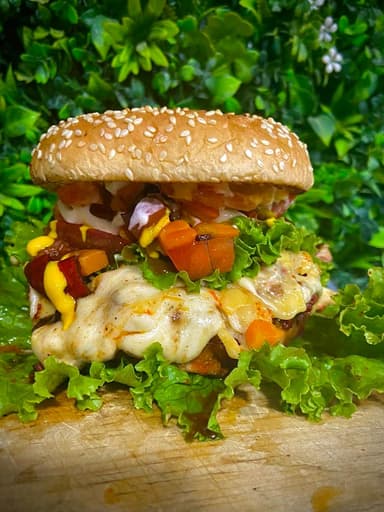 Promo 🤑 Hamburguesa Hawaiana