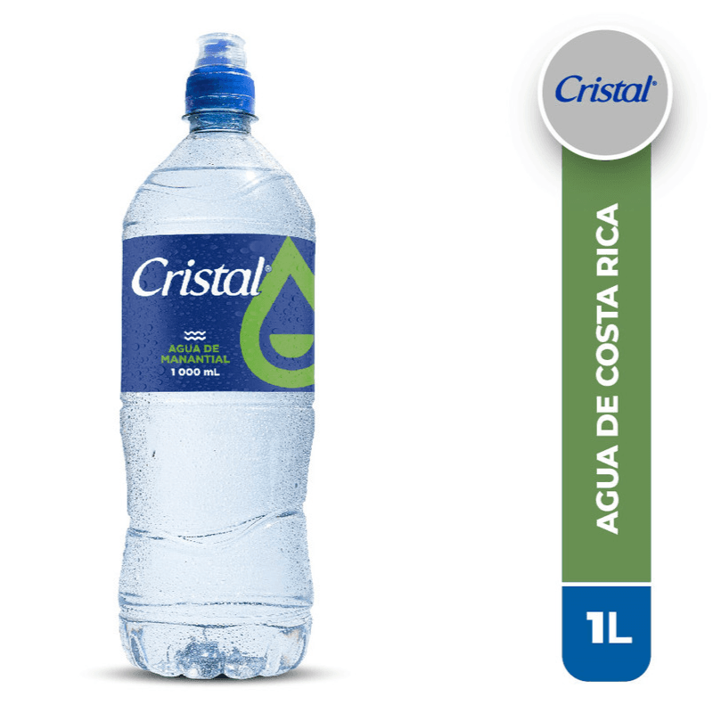 Agua Natural Cristal Sportcap Botella 1 l
