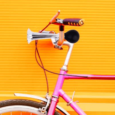 Corneta para Bicicleta Color Plata