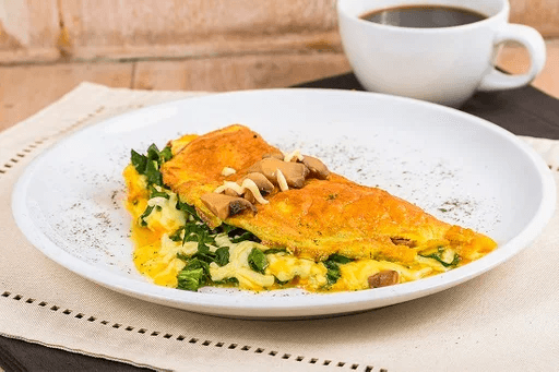 Combo Omelete Jamón y Queso con Bebida