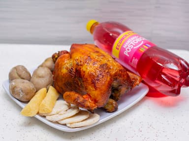 Combo 1 Pollo Asado ó Frito + Gratis Bebida