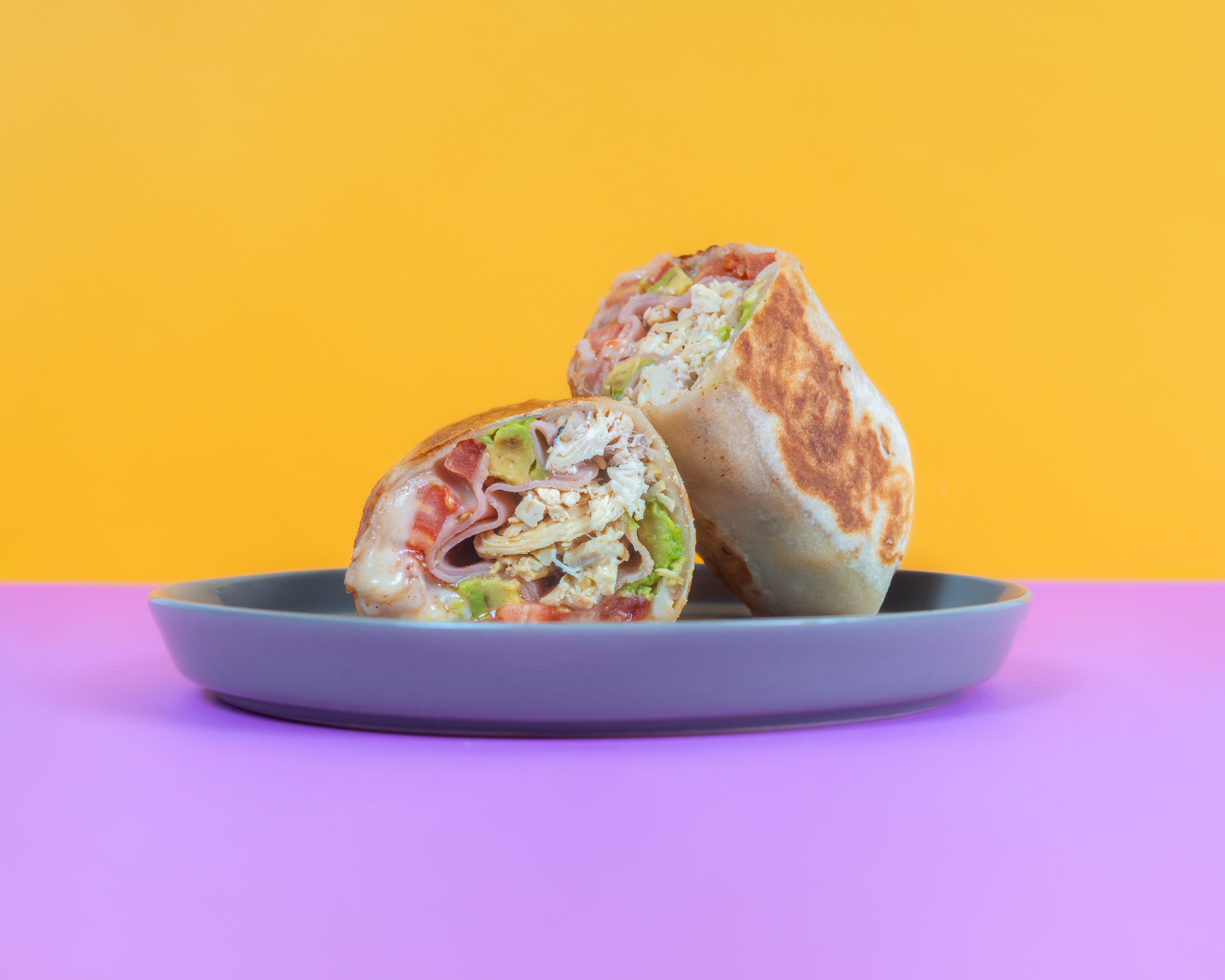 Burrito de Pollo con Jamón