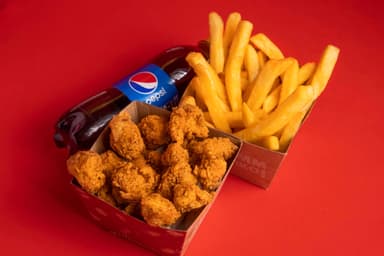 Combo Crispetas de Pechuga + Papas + Jugo Hit