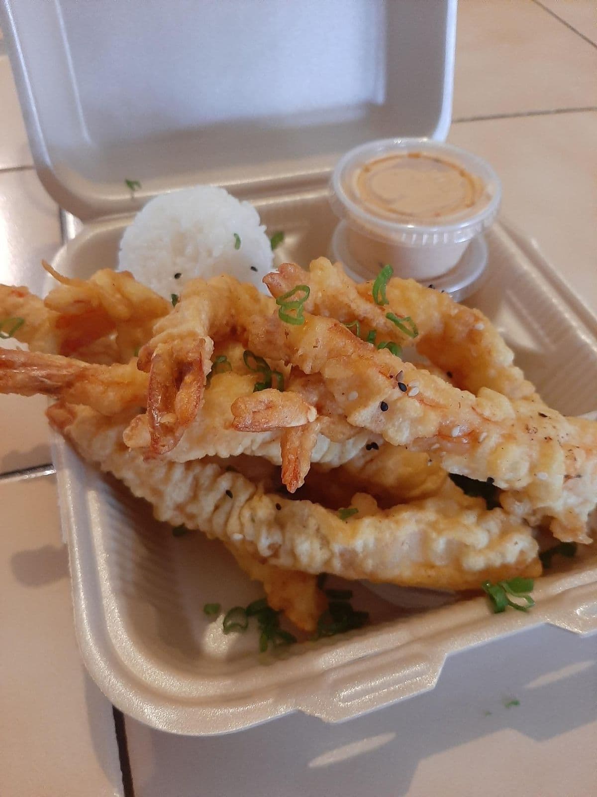 Camarones Témpura
