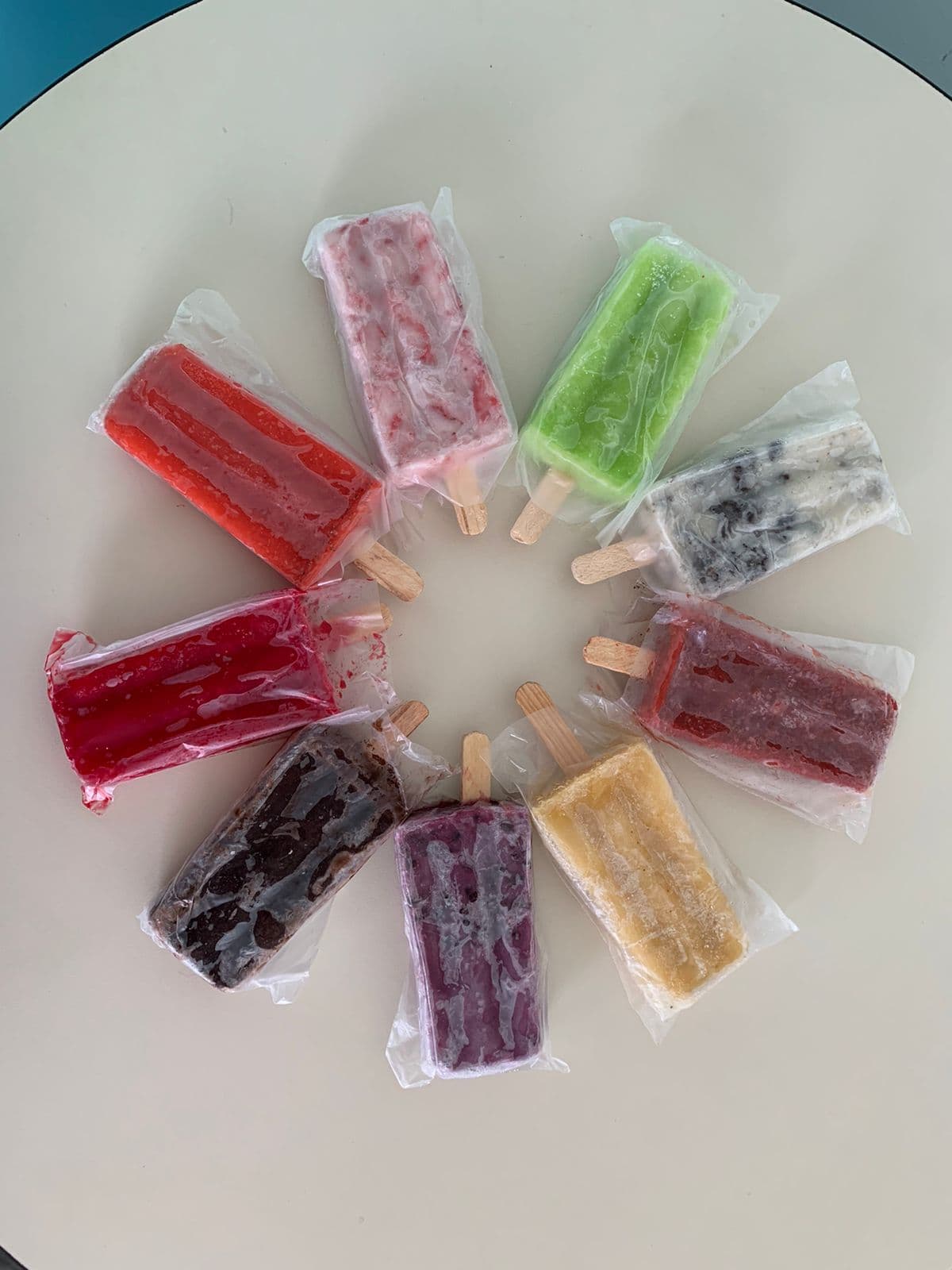 Paletas de Crema