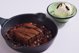 Brownie con Helado