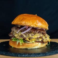 Quadruple Smash Cheese Burger