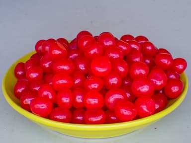 ¼ cerezas