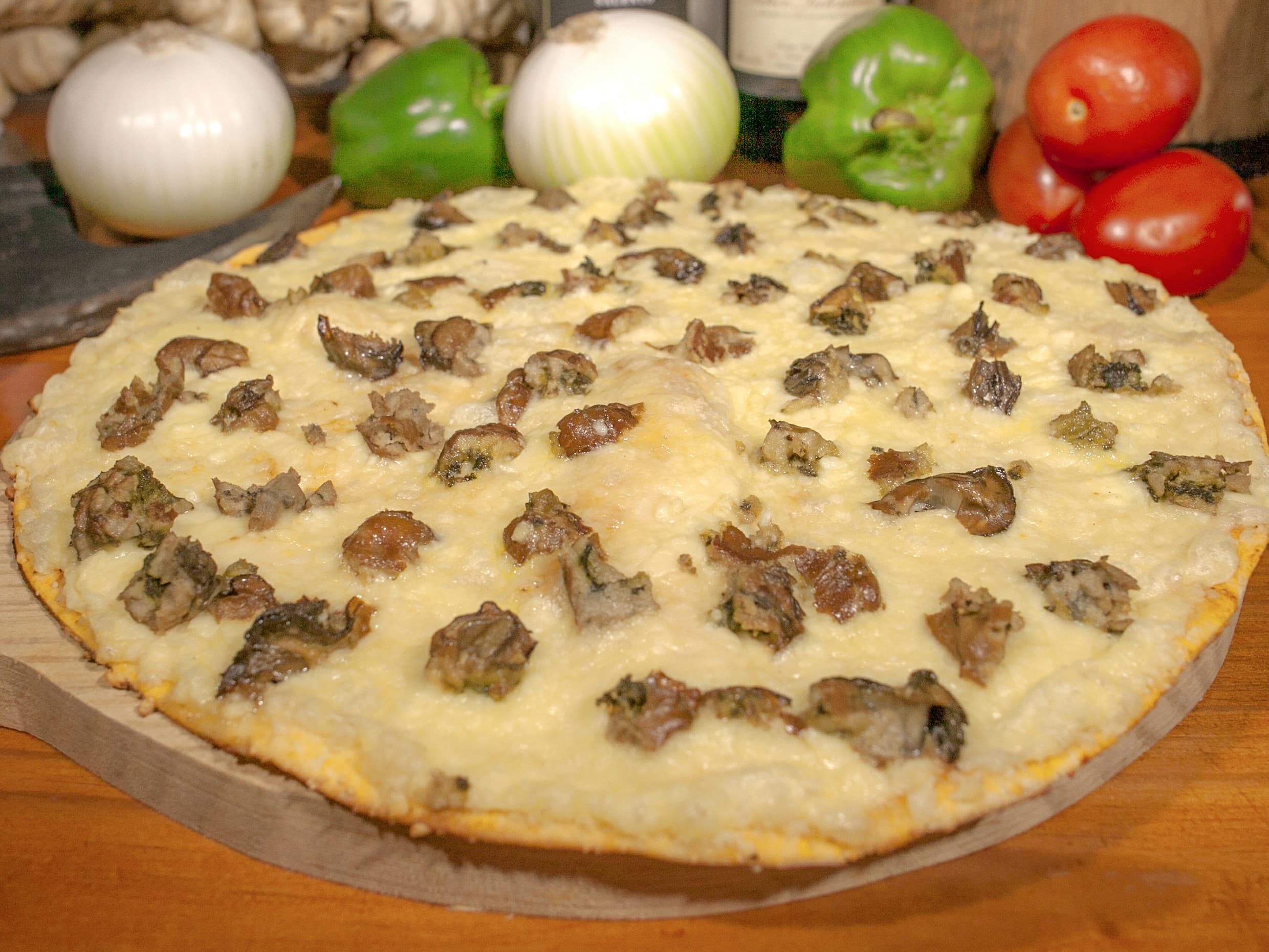 Pizza Ostiones Chica