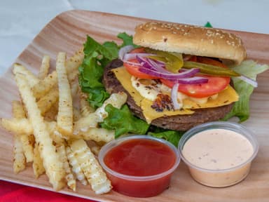 Hamburguesa Sencilla con Papas