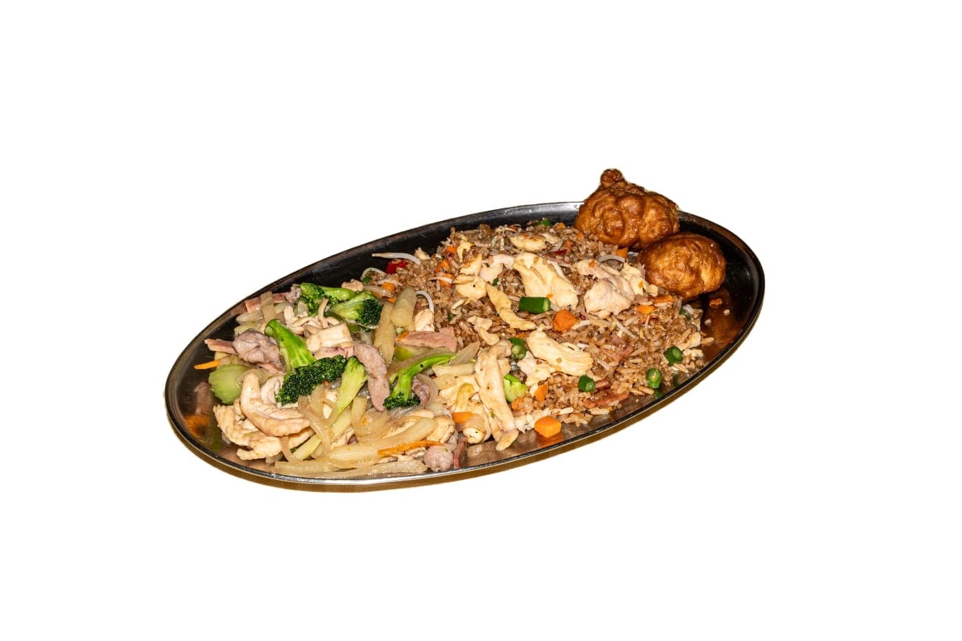 Combo Plato #2 (Arroz chino,chop suey y agridulce)