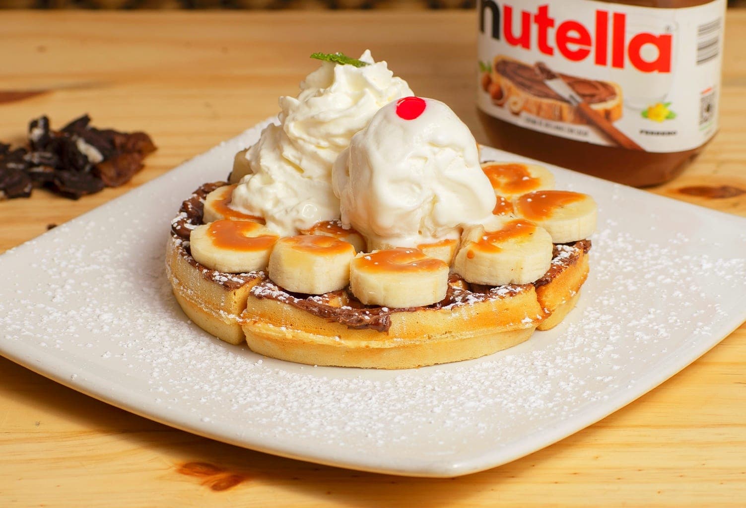 Waffle de Nutela
