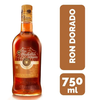 Ron Medellín Dorado 750 ml Botella
