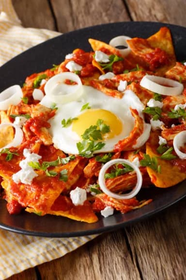 CHILAQUILES CON HUEVO