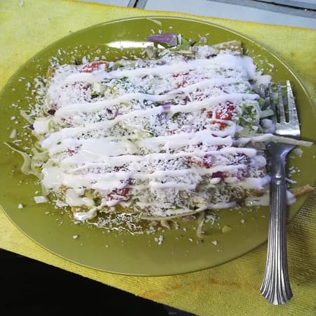 Enchiladas verdes